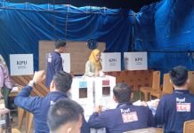 Pilkada di Desa Tebedak I Ogan Ilir Berjalan Aman dan Lancar