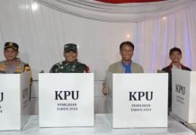 Gelar Patroli, Forkopimda OKI Cek Kesiapan TPS Jelang PIlkada Serentak