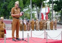 Hadapi Musim Penghujan, Plt. Bupati Lamsel Ingatkan Seluruh Tim Siaga Bencana