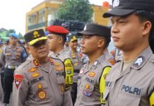 Kapolda Lampung Tegaskan Larangan Anggota Bawa Senpi di TPS