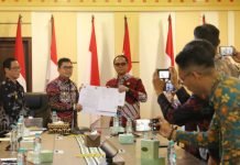 Pemkab Lambar Serahkan Tanah Hibah kepada Pemprov Lampung