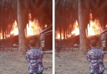 Kebakaran Akibat Ledakan Sumur Minyak Ilegal di Lahan PT Hindoli Terus Meluas