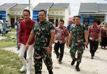 Masjid Ar-Rahman Jua-Jua Mulai Dibangun, Dandim 0402/OKI Letakkan Batu Pertama