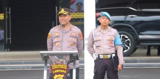 Pimpin Apel Perdana, Kapolresta Bandar Lampung Minta Personel Jaga Integritas dan Sinergitas