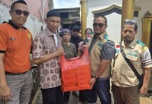 YBM PLN UID Lampung Salurkan Ratusan Paket Nasi Untuk Korban Banjir