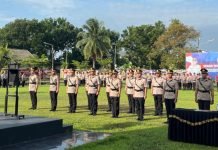 Polres OKI Gelar Serah Terima Jabatan, Sejumlah Pejabat Dilantik