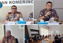 Bahas Pemberantasan Narkoba, BNNK OKI Sambut Kunker BNNP Sumsel