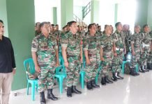 Tingkatkan Disiplin Prajurit, Kodim 0402/OKI Gelar Sosialisasi Gaktib Yustisi