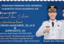 Pengurus PPDI OKI Ucapkan Selamat atas Pelantikan Bupati-Wabup Terpilih