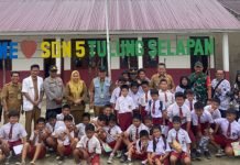 Ratusan Siswa SDN 05 Petaling Gembira Nikmati Program Makan Bergizi Gratis