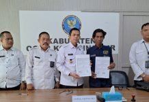 Lanjutkan Kerja Sama Program P4GN, BNNK OKI dan BERITAANDA.NET Teken MoU