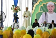 Ketua TP PKK OKI Hadiri Tabligh Akbar dan Wisuda Alquran Menjelang Ramadhan
