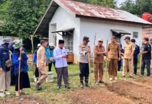 Dukung Ketahanan Pangan Nasional, Polres OKI Tanam Jagung di Pangkalan Lampam