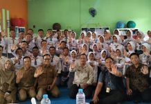 BNNK OKI Gelar Sosialisasi P4GN di SMA Negeri 1 Jejawi