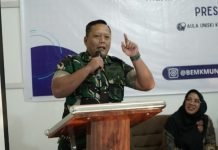 Bahas Ketahanan Pangan Nasional, Dandim 0402/OKI Jadi Narasumber dalam FGD di Uniski