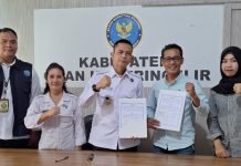 BNNK OKI dan Kayuagung Radio Resmi Jalin Kerja Sama dalam Program P4GN