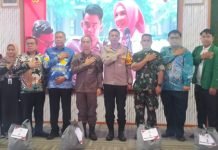 Sambut Ramadhan, Polres OKI Bagikan Ratusan Paket Sembako