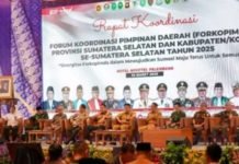 Wabup OI Hadiri Rakor Forkopimda se-Sumsel, Ini yang Dibahas