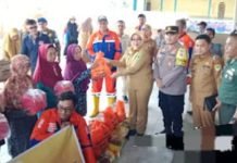 Pemkab PALI Salurkan Bantuan untuk Korban Banjir di Desa Curup