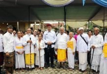Bupati Egi Hadiri Upacara Melasti di Balinuraga, Ajak Jaga Kerukunan Beragama