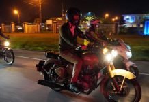 Bupati Muchendi Keliling Naik Motor Pantau Keamanan Malam Takbiran