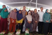 Pemkab dan Kejari OKI Kolaborasi Gelar Pasar Murah Jelang Idul Fitri