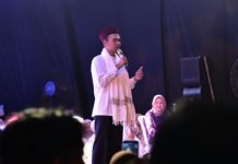 Tabligh Akbar UAS di OKI, Ribuan Jemaah Padati Taman Segitiga Emas Kayuagung