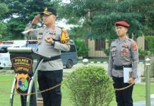 Polres Tubaba Gelar Apel Pasukan Operasi Ketupat Krakatau 2025