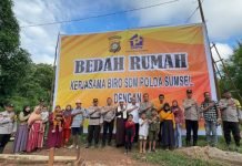 Kapolda Sumsel Gandeng PT Duta Persada Semesta, Wujudkan Rumah Layak Huni untuk Warga