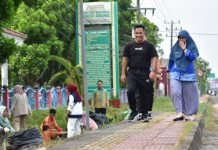 Sambut Idul Fitri, OPD Pemkab OKI Lakukan Bersih-Bersih di Wilayah Kota Kayuagung