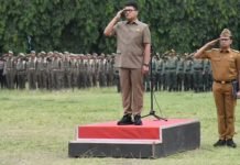 Ketua DPRD Lampung Pimpin Upacara Bulanan Bersama Forkopimda