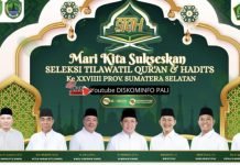 PALI Tunjukkan Eksistensi dengan Menjadi Tuan Rumah STQH Tingkat Provinsi