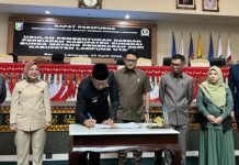 DPRD Provinsi Lampung Setujui Pembentukan Calon Kabupaten Sungkai Bunga Mayang