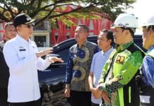 Bupati Egi Pratama Tinjau langsung Kondisi Jalan Rusak di Samping MPP Lampung Selatan