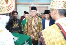 Lampung Dapat Kehormatan, Ketua Umum IAD Kunjungi Dekranasda dan Apresiasi Wastra Lokal