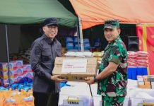 Pemprov Lampung dan Brigif 4 MAR Salurkan Bantuan Kemanusiaan untuk Korban Gempa Myanmar