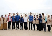 Kunjungi Dua Destinasi Wisata di Lamsel, Zita Anjani: Pantai Lampung Selatan Selalu Bikin Takjub