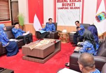 Bupati Lamsel Terima Audiensi BAPENDA Provinsi Lampung UPTD Pengelolaan Pendapatan Daerah Wilayah II Kalianda