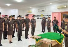 Kejari OKI Kukuhkan 9 ASN Baru