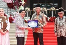 Gubernur Mirza Dampingi Mendikdasmen Resmikan Sekolah Islam Modern Eibos dan Masjid Ummi di Lampung Selatan