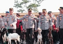 Polres OKI Lepas Dua Pamen yang Memasuki Purna Tugas