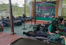 Peringati HUT ke-9, Puslatpurmar 8 Gelar Bakti Sosial Donor Darah