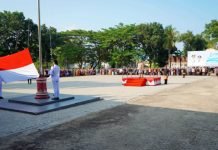 Wabup Lampung Selatan Pimpin Upacara Hardiknas 2025