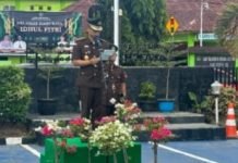 Pimpin Upacara Harkitnas ke-117, Kajari OKI: Ini Momentum Memperkuat Komitmen Penegakan Hukum