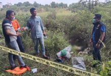 Geger, Mayat Pria Bertato Ditemukan Dibawah Jembatan Tol Kayuagung