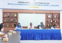 BPBL Lampung Gelar Forum Konsultasi Publik dan Reviu Standar Pelayanan