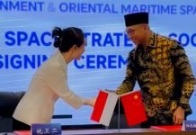 Gubernur Mirza Tandatangani Kerja Sama Satelit dengan Perusahaan Teknologi Antariksa Tiongkok
