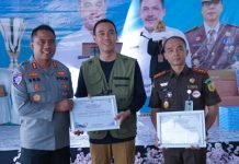 Kapolres serta Kajari OKI Diganjar Penghargaan atas Kontribusi Hukum Perpajakan