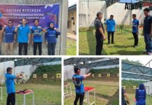 Asah Kemampuan Anggota, BNNK OKI Lakukan Latihan Menembak
