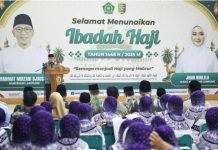 Gubernur Mirza Lepas Kloter Pertama Jemaah Haji Lampung 2025